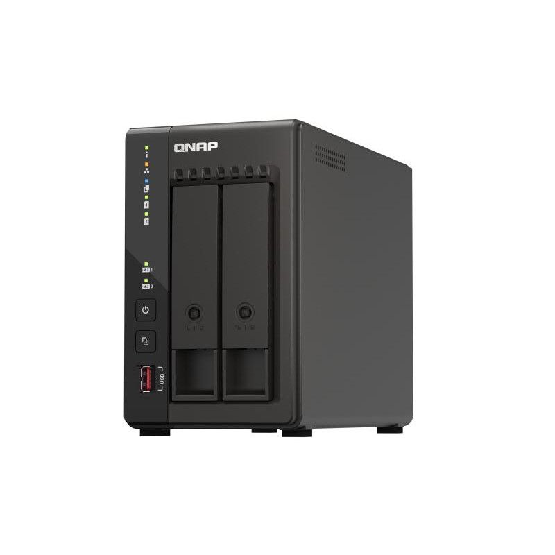 QNAP TS-253E NAS Tower Intel® Celeron® J6412 8 Go 0 To QNAP QTS Noir · Serveurs NAS · Informat Systems Strasbourg