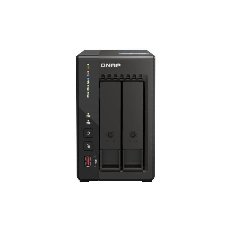 QNAP TS-253E NAS Tower Intel® Celeron® J6412 8 Go 0 To QNAP QTS Noir · Serveurs NAS · Informat Systems Strasbourg (image 2)