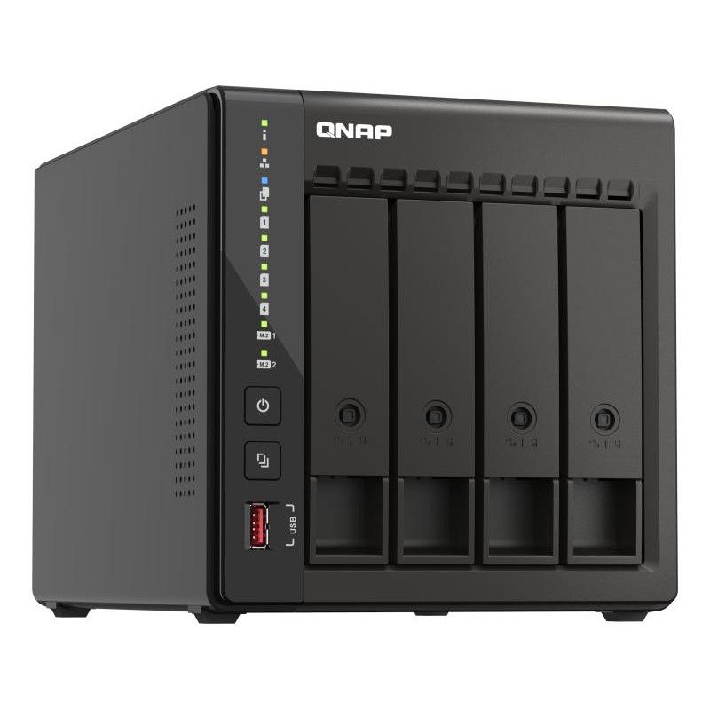 QNAP TS-453E NAS Tower Intel® Celeron® J6412 8 Go 0 To QNAP QTS Noir · Serveurs NAS · Informat Systems Strasbourg (image 3)