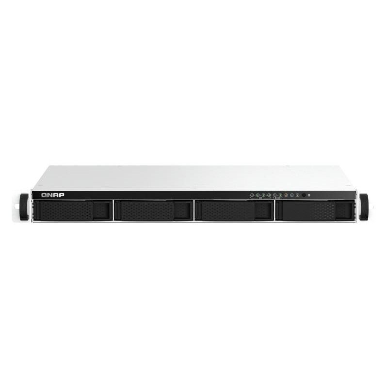QNAP TS-464eU NAS Rack (1 U) Intel® Celeron® N5095 8 Go DDR4 0 To QNAP Turbo System Aluminium, Noir · Serveurs NAS · Infor...