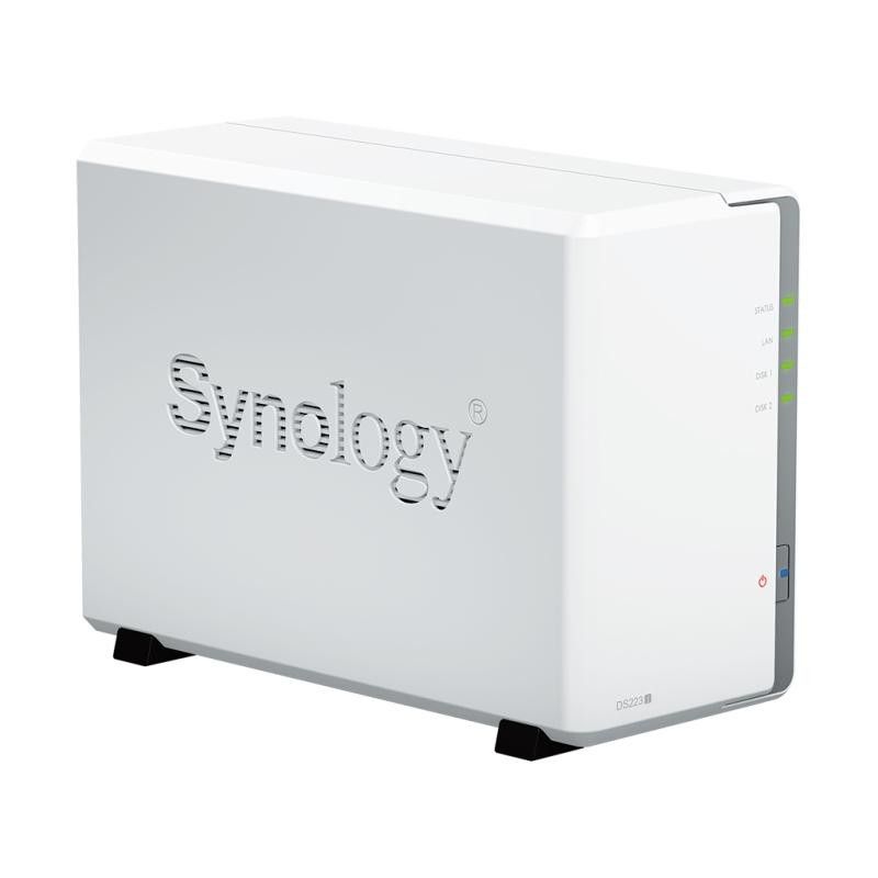 Synology DiskStation DS223J serveur de stockage NAS Bureau Realtek RTD1619B 1 Go DDR4 0 To DiskStation Manager Blanc · Inf... (image 6)