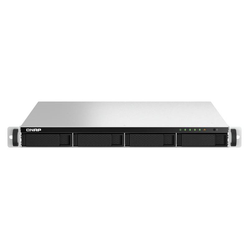 QNAP TS-464U NAS Rack (1 U) Intel® Celeron® N5095 8 Go DDR4 0 To QNAP Turbo System Aluminium, Noir · Serveurs NAS · Inform...