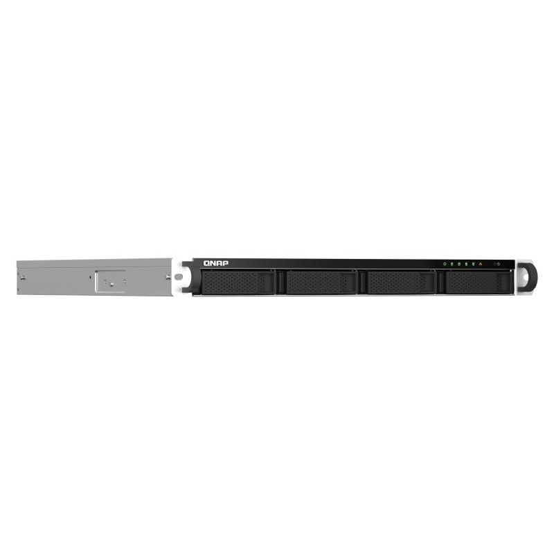 QNAP TS-464U NAS Rack (1 U) Intel® Celeron® N5095 8 Go DDR4 0 To QNAP Turbo System Aluminium, Noir · Serveurs NAS · Inform... (image 3)