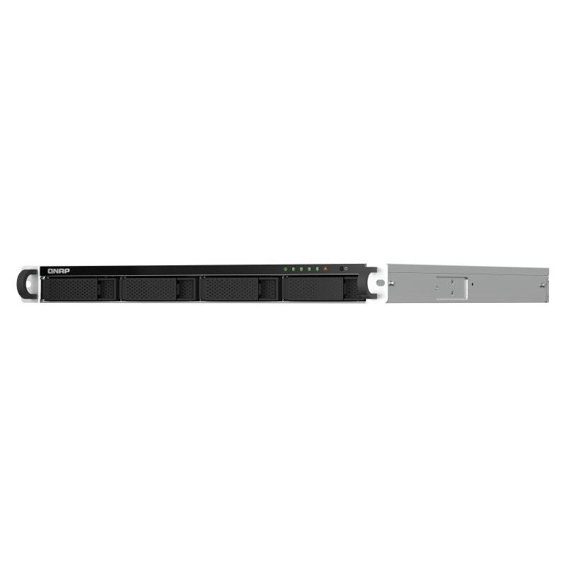 QNAP TS-464U NAS Rack (1 U) Intel® Celeron® N5095 8 Go DDR4 0 To QNAP Turbo System Aluminium, Noir · Serveurs NAS · Inform... (image 5)