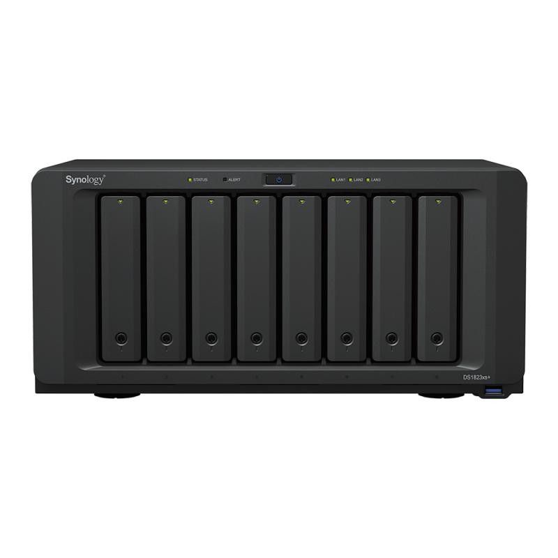 Synology DiskStation DS1823XS+ serveur de stockage NAS Tower Ryzen Embedded V1780B 8 Go DDR4 0 To DiskStation Manager Noir... (image 2)