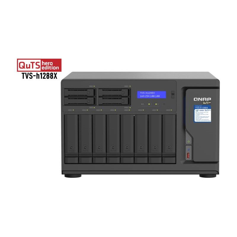 QNAP TVS-H1288X-W1250-16G · Serveurs NAS · Informat Systems Strasbourg