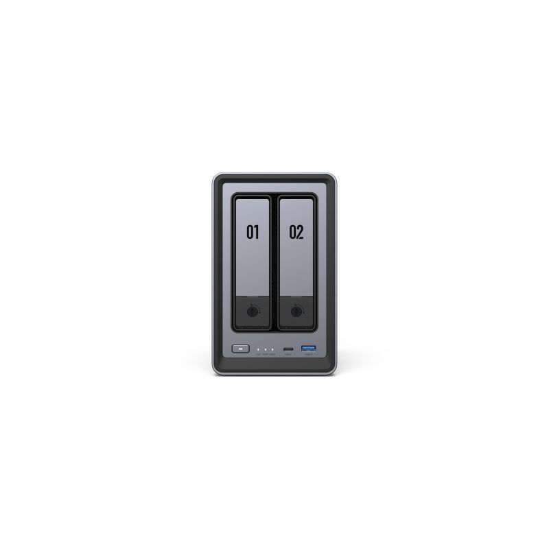 Ugreen NASync DXP2800 NAS System 2-Bay Compact Intel® N N100 8 Go DDR5 0 To UGOS Pro Noir · Serveurs NAS · Informat System...