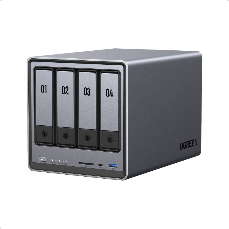 Ugreen 25372B serveur de stockage NAS Compact N100 8 Go DDR5 0 To UGOS Pro Noir · Serveurs NAS · Informat Systems Strasbourg (image 6)