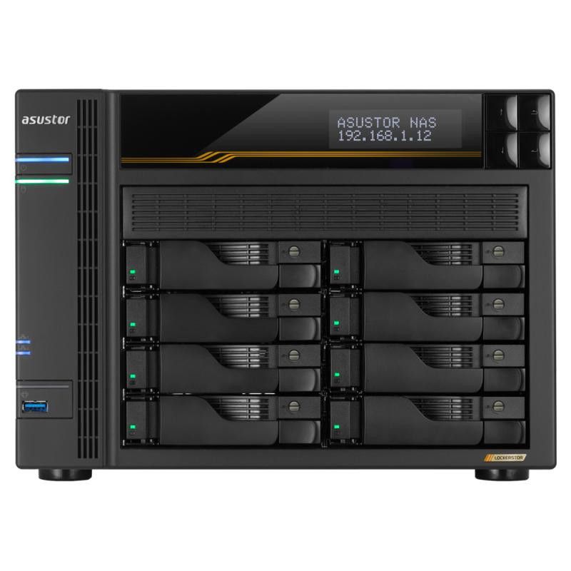ASUSTOR LOCKERSTOR NAS 8 Baies *AS6808T · Serveurs NAS · Informat Systems Strasbourg
