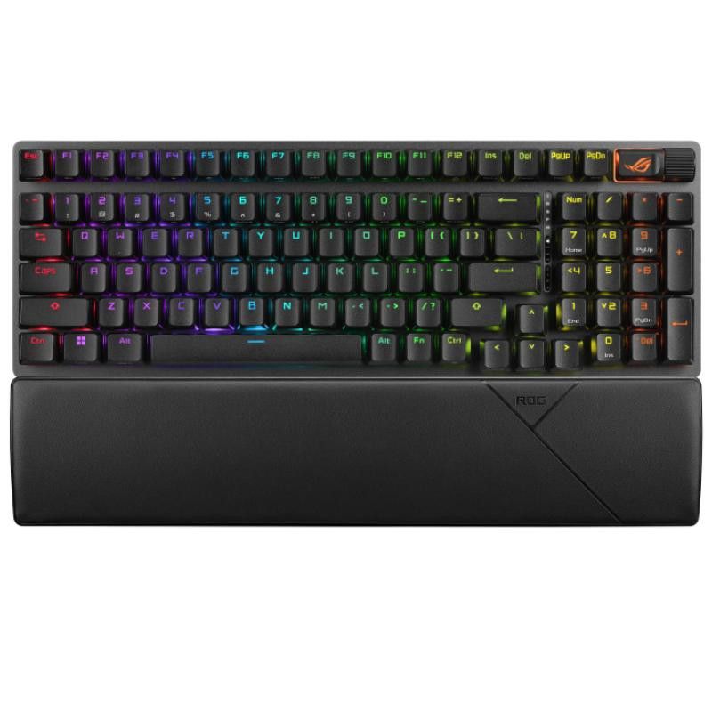 ASUS ROG Strix Scope II 96 Wireless clavier Gaming USB + RF Wireless + Bluetooth AZERTY Français Noir · Claviers PC · Info...