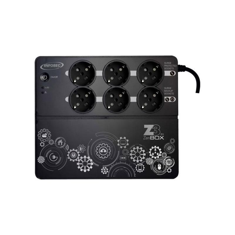 INFOSEC Z3 ZENBOX EX 500 - OFF Line- 500 VA · Sécurité électrique · Informat Systems Strasbourg