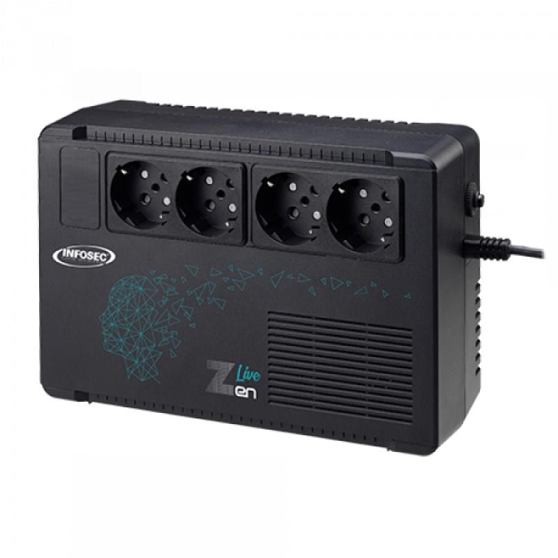 INFOSEC ZEN LIVE 500 - Line interactive- 500 VA · Sécurité électrique · Informat Systems Strasbourg (image 2)