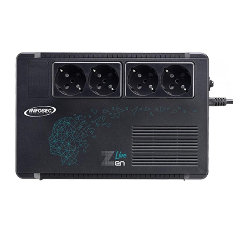 INFOSEC ZEN LIVE 650 - Line interactive- 650 VA · Sécurité électrique · Informat Systems Strasbourg