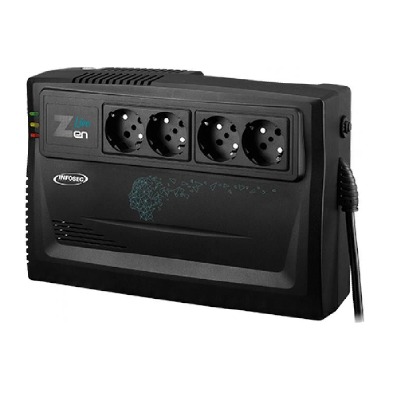INFOSEC ZEN LIVE 800 - Line interactive- 800 VA · Sécurité électrique · Informat Systems Strasbourg (image 2)