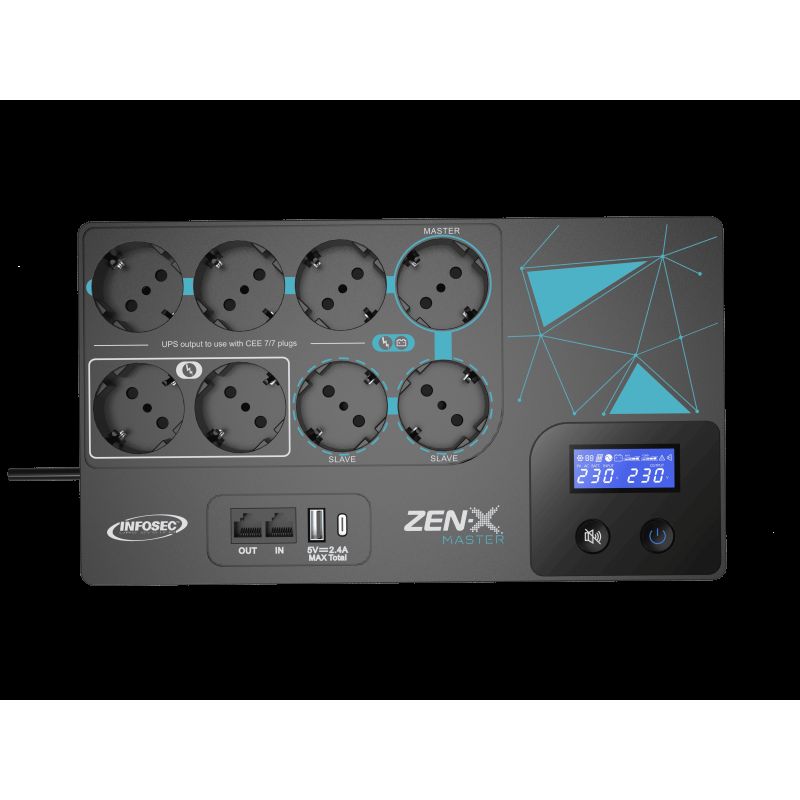 INFOSEC Zen-X Master 600 FR/SCHUKO · Onduleurs · Informat Systems Strasbourg