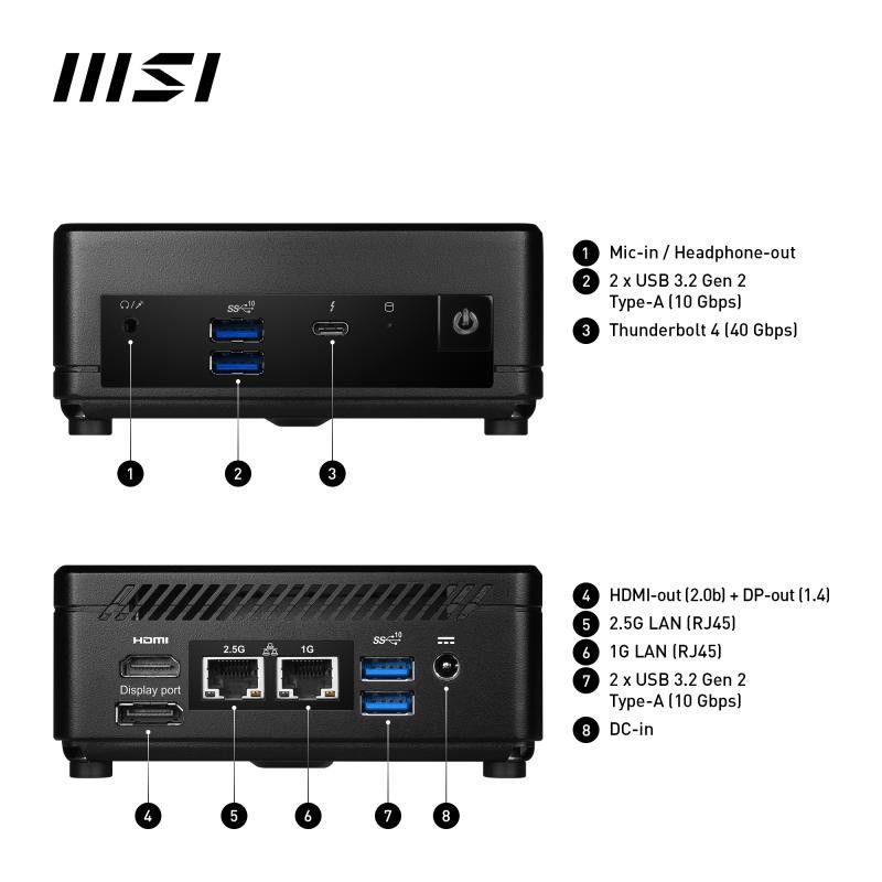 MSI Cubi 5 12M-003BEU · Barebone NUC · Informat Systems Strasbourg (image 9)