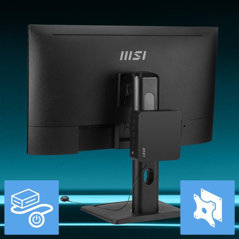 MSI Cubi Z AI 8M-006BEU Cube Noir 8845HS AMD SoC 3,8 GHz Haut-parleurs intégrés · Barebone NUC · Informat Systems Strasbourg (image 8)