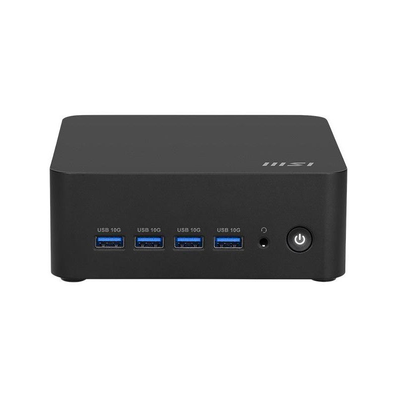 MSI Cubi Z AI 8M-004BEU Cube Noir 8945HS AMD SoC 4,1 GHz Haut-parleurs intégrés · Barebone NUC · Informat Systems Strasbourg (image 2)