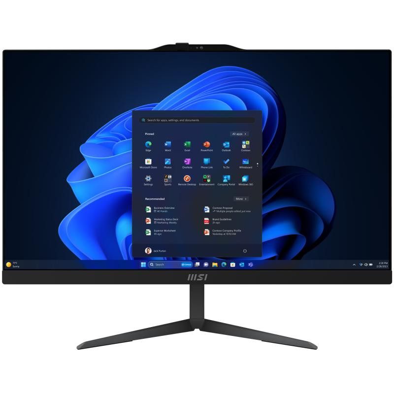MSI Modern AM242 1M-1084FR Intel Core 3 100U 60,5 cm (23.8") 1920 x 1080 pixels PC All-in-One 8 Go DDR5-SDRAM 512 Go SSD W... (image 5)