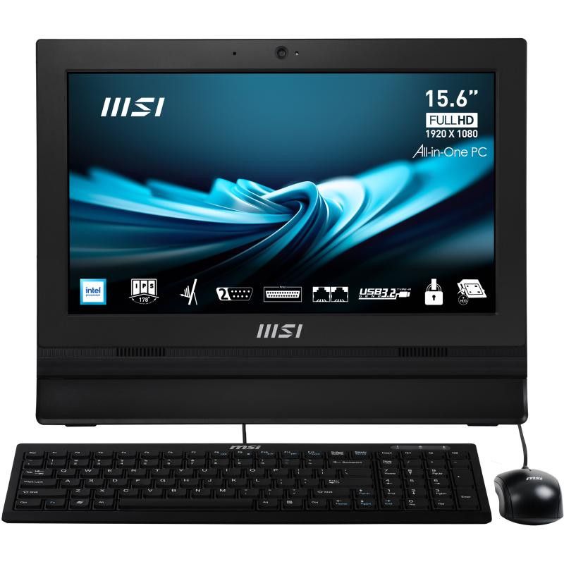 MSI Pro AP162T ADL-042XEU PC tout en un/station de travail Intel® N N100 39,6 cm (15.6") 1920 x 1080 pixels Écran tactile ...