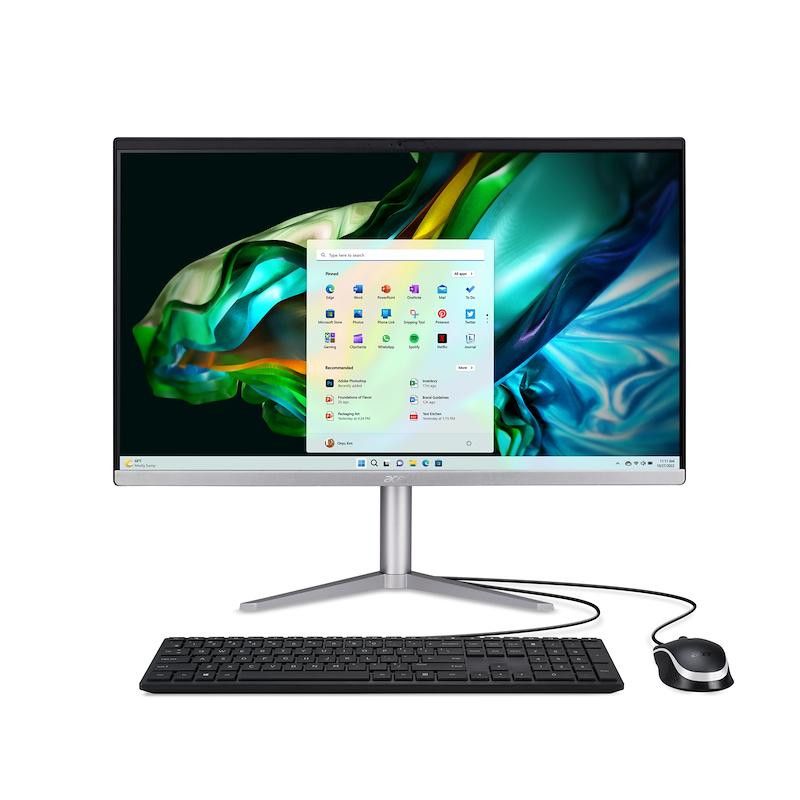 Acer Aspire C24-1300 AMD Ryzen 5 7520U 60,5 cm (23.8") 1920 x 1080 pixels PC All-in-One 8 Go 512 Go SSD Windows 11 Home Wi...