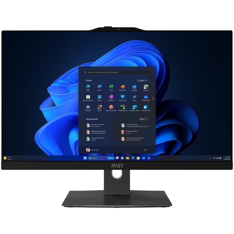 MSI Modern AM242TP 1M-1230EU Intel Core 3 100U 60,5 cm (23.8") 1920 x 1080 pixels Écran tactile PC All-in-One 8 Go DDR5-SD... (image 9)