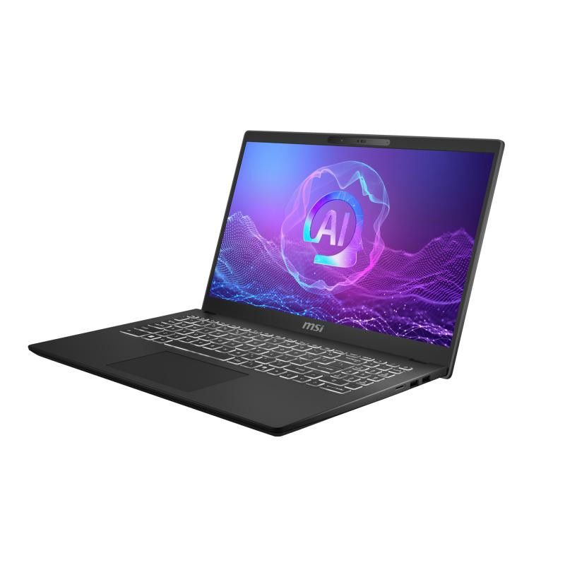MSI Modern 15 H AI C2HMG-282FR Intel Core Ultra 9 285H Ordinateur portable 39,6 cm (15.6") Full HD 16 Go DDR5-SDRAM 512 Go...