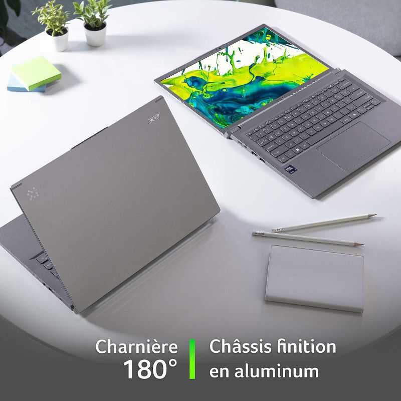 Acer Aspire 14 AI A14-52M-59SX Copilot+ PC Intel Core Ultra 5 226V Ordinateur portable 35,6 cm (14") WUXGA 16 Go LPDDR5x-S... (image 3)