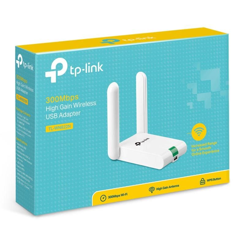 TP-Link TL-WN822N - Adaptateur USB WiFi à gain élevé 300 Mbps · Adaptateurs Réseaux · Informat Systems Strasbourg (image 6)