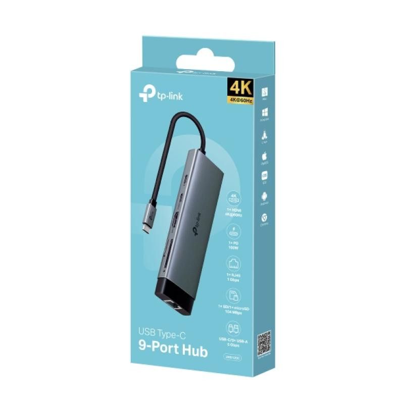 TP-LINK USB Type C 9 Ports *UH9120C · Adaptateurs Réseaux · Informat Systems Strasbourg (image 4)