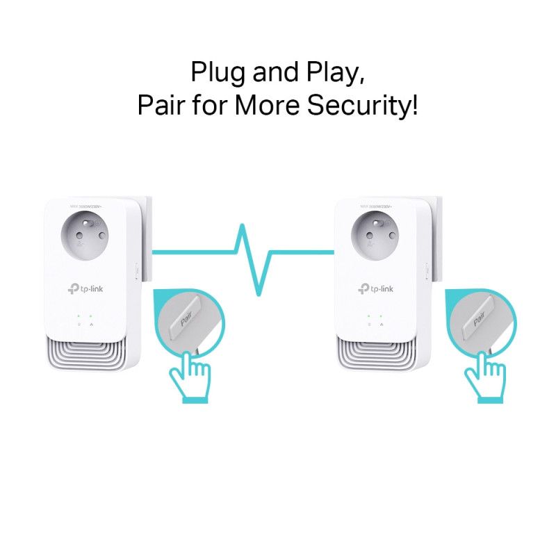 TP-LINK PG2405P KIT - Kit CPL G.hn 2400 avec prise gigogne intégrée · Informat Systems Strasbourg (image 2)
