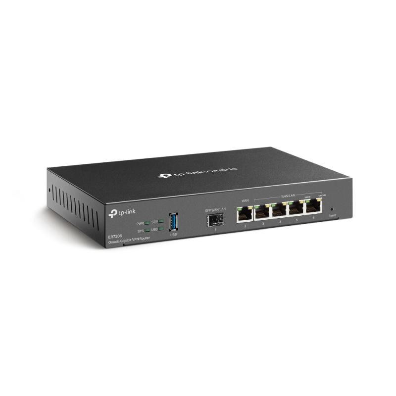 TP-Link Omada ER7206 Routeur connecté Gigabit Ethernet Noir · Routeurs · Informat Systems Strasbourg (image 2)