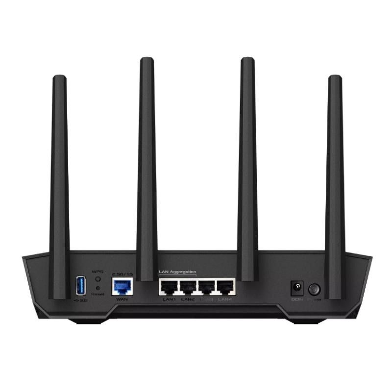 ASUS TUF-AX4200 routeur sans fil Gigabit Ethernet Bi-bande (2,4 GHz / 5 GHz) Noir · Routeurs · Informat Systems Strasbourg (image 7)