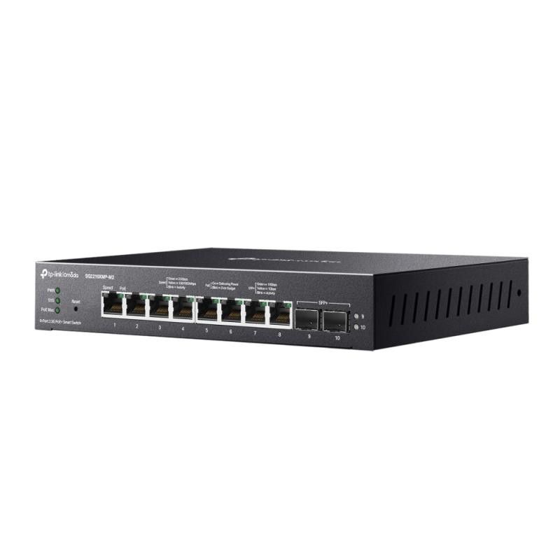 TP-Link Omada SG2210XMP-M2 commutateur réseau Géré L2/L2+ 2.5G Ethernet (100/1000/2500) Connexion Ethernet, supportant l'a... (image 2)