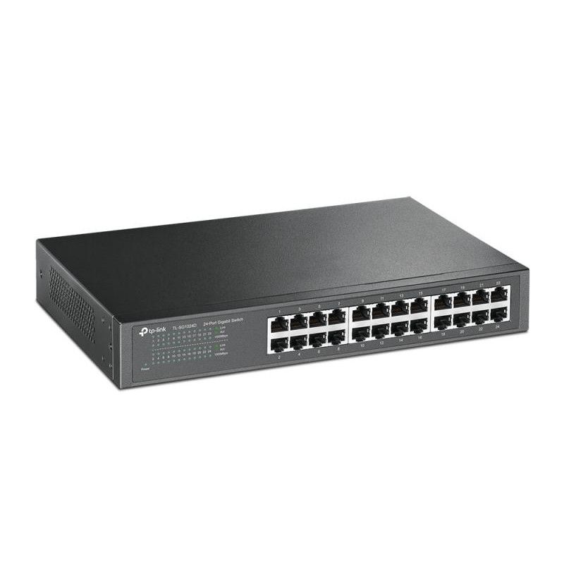 TP-Link TL-SG1024D - Switch rackable/de bureau 24 ports Gigabit · Switches · Informat Systems Strasbourg