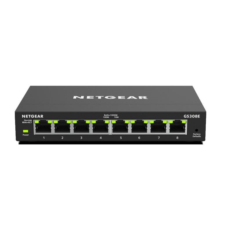 NETGEAR Smart Switch Gigabit Plus 8 Ports · Gigabit Ethernet · Informat Systems Strasbourg (image 2)