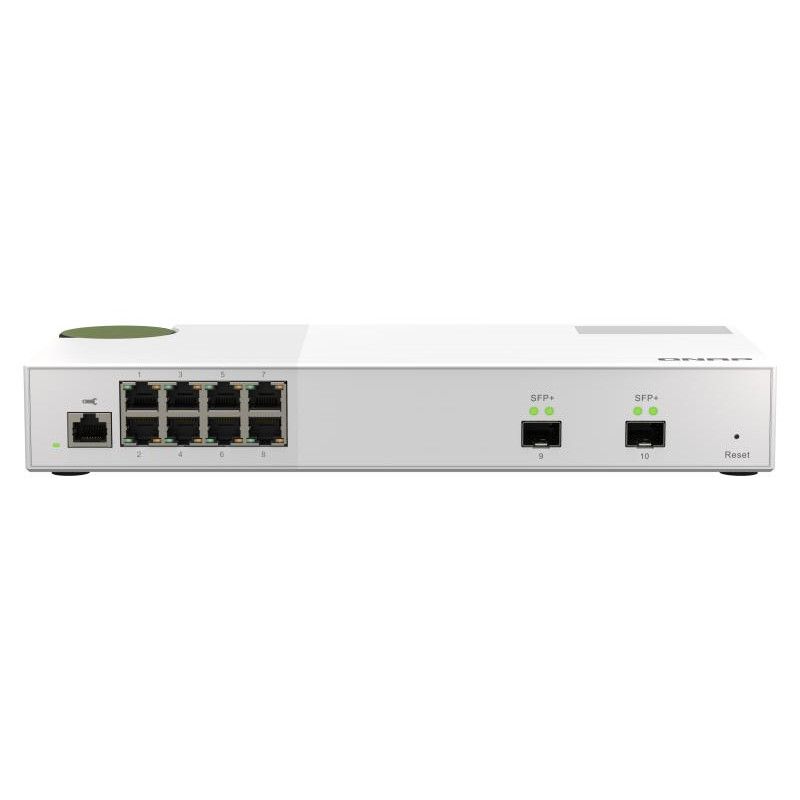 QNAP Switch 8 Ports (8x2.5GbE 2x10GbE SFP+)*QSW-M2108-2S · Switches · Informat Systems Strasbourg