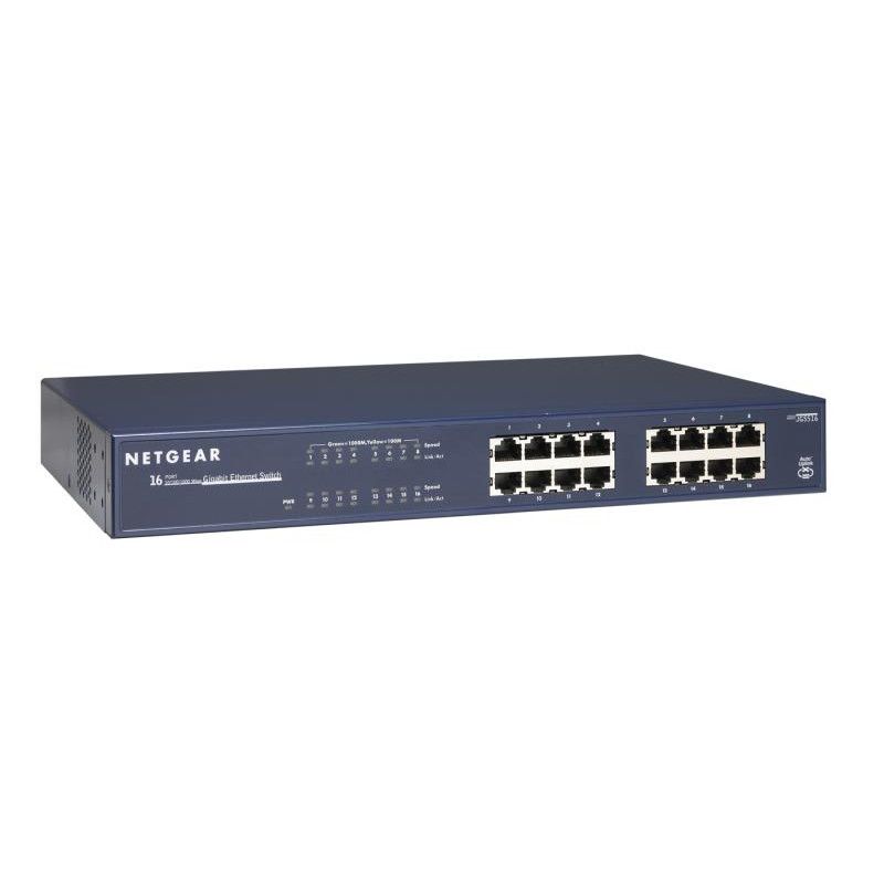 NETGEAR 16-PORT GE UNMANAGED SWITCH (JGS516) · Gigabit Ethernet · Informat Systems Strasbourg (image 3)
