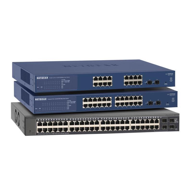 NETGEAR GS716T Géré L2/L3 Gigabit Ethernet (10/100/1000) Noir · Informat Systems Strasbourg (image 2)