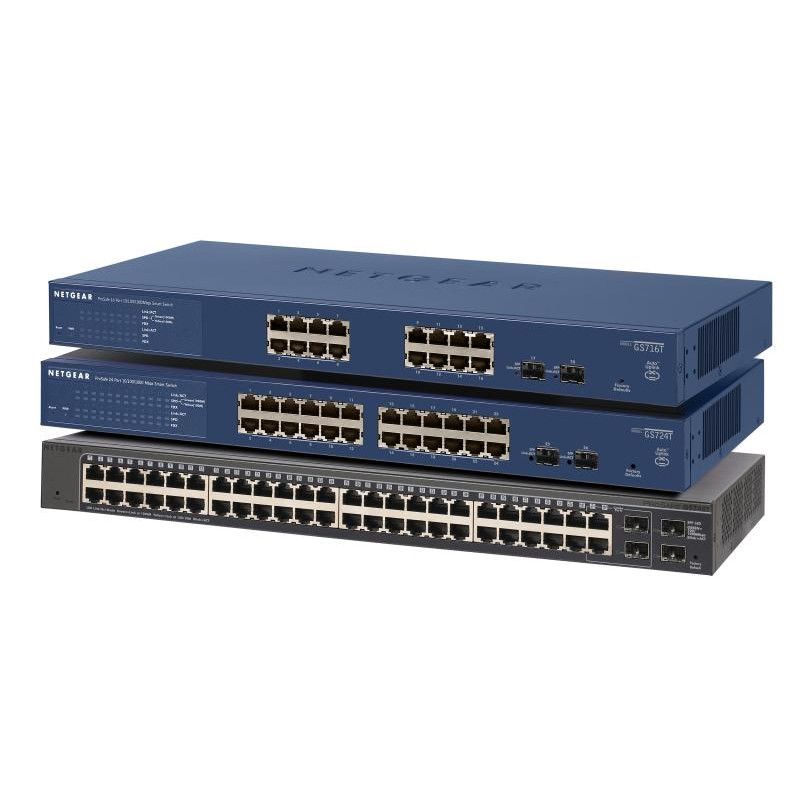 NETGEAR GS716T Géré L2/L3 Gigabit Ethernet (10/100/1000) Noir · Informat Systems Strasbourg (image 3)