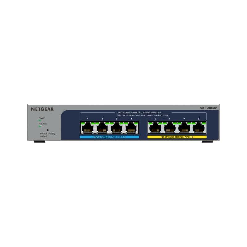 NETGEAR 8-PORT ULTRA60 PoE++ (MS108EUP) · Gigabit Ethernet · Informat Systems Strasbourg