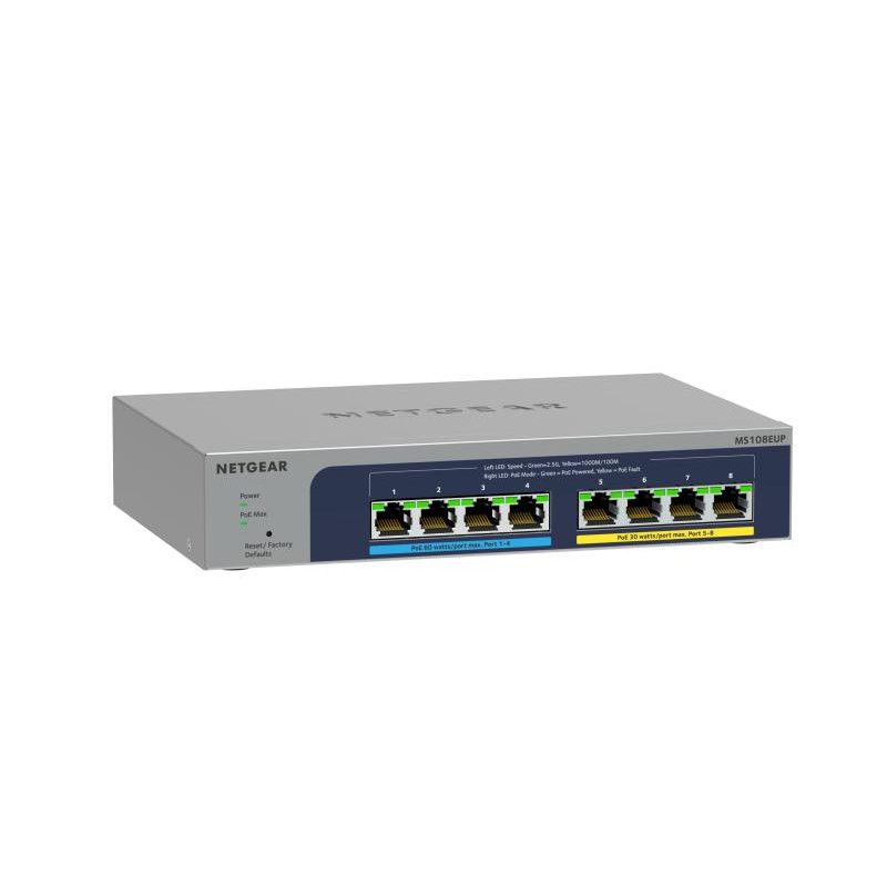 NETGEAR 8-PORT ULTRA60 PoE++ (MS108EUP) · Gigabit Ethernet · Informat Systems Strasbourg (image 3)