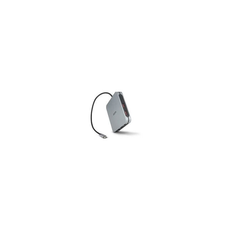 DICOTA D32057 hub & concentrateur USB Type-C 10000 Mbit/s Argent · Dock Station · Informat Systems Strasbourg (image 3)