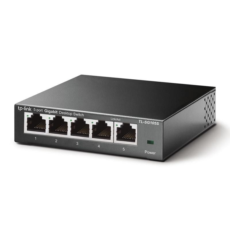 TP-Link TL-SG105S - Switch de bureau 5 ports Gigabit - Boîtier métal · Gigabit Ethernet · Informat Systems Strasbourg (image 2)