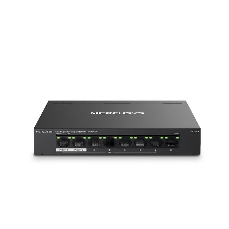 Mercusys Switch 8 Ports (7*PoE+1 Non PoE Gigabit) *MS108GP · Switches · Informat Systems Strasbourg (image 2)