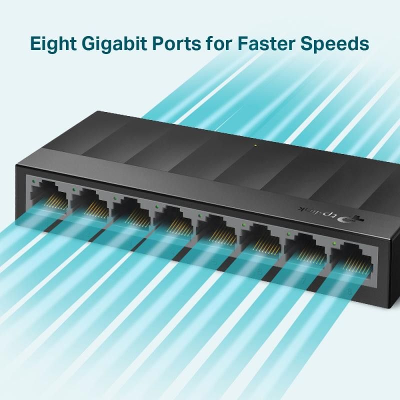 TP-LINK LS1008G - Switch de bureau 8 ports Gigabit - 10/100/1000 Mbps · Switches · Informat Systems Strasbourg (image 3)