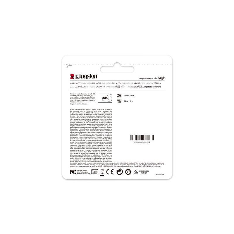 KINGSTON microSD 128G *SDCS2/128GB · CARTE MEMOIRE · Informat Systems Strasbourg (image 6)