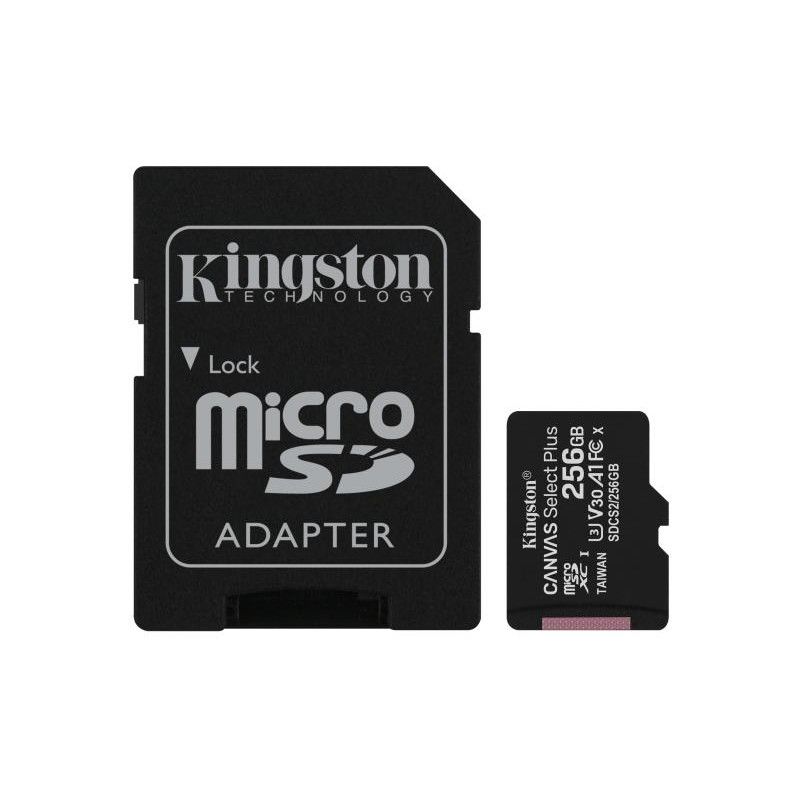 KINGSTON microSD 256G *SDCS2/256GB · CARTE MEMOIRE · Informat Systems Strasbourg