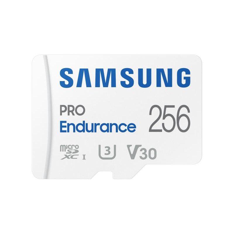 SAMSUNG PRO Endurance microSD 256G + Adapt. SD · CARTE MEMOIRE · Informat Systems Strasbourg