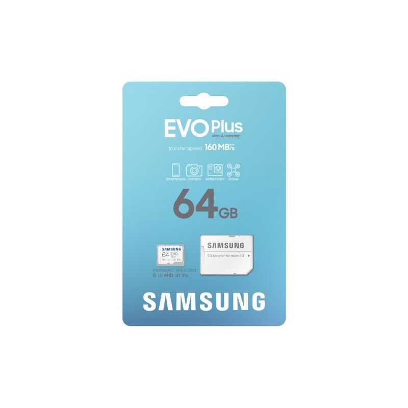 Samsung Carte MicroSD EVO Plus (2024) 64 Go · CARTE MEMOIRE · Informat Systems Strasbourg (image 4)